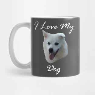 I love my dog ( American Eskimo Dog - Spitz) Mug